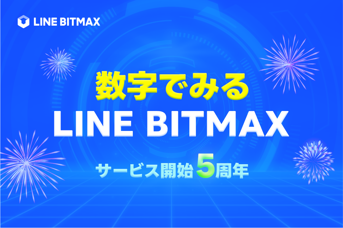 サービス開始5周年を記念し、“数字でみるLINE BITMAX”を公開 サービス開始5周年を記念し、“数字でみるLINE BITMAX”を公開