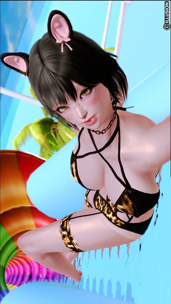 仲良しギャル三人組!夏のバカンスのエロ画像36