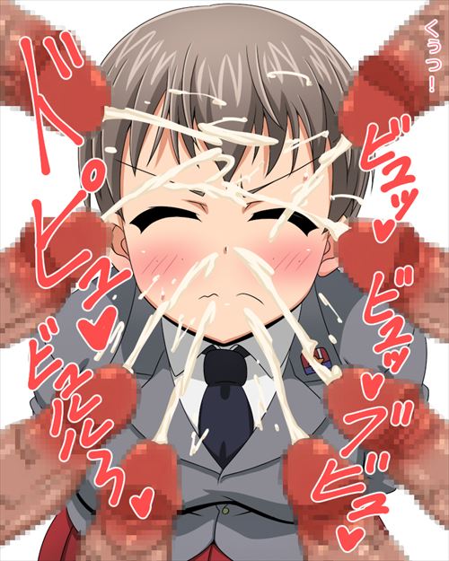 ザーメンシャワーのエロ画像