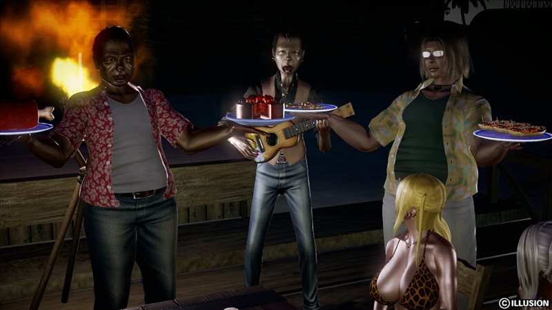 【ハニーセレクト】仲良しギャル三人組!夏のバカンスのエロ画像11