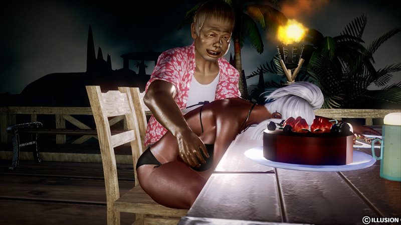 【ハニーセレクト】仲良しギャル三人組!夏のバカンスのエロ画像25