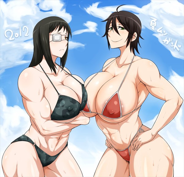 重量感巨乳のエロ画像