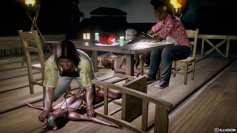 【ハニーセレクト】仲良しギャル三人組!夏のバカンスのエロ画像19