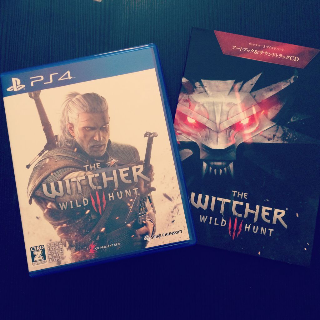 開封画像 Ps4版 ウィッチャー3ワイルドハント 初回限定版 アートブック サントラ付 開けてみた Witcher3 ワイルドブルー通信 ウィッチャー3ワイルドハント情報 攻略まとめ