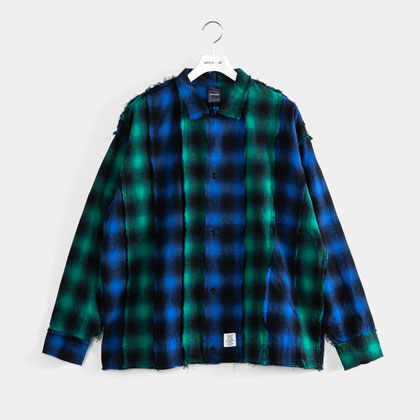 APPLEBUM-MIXED-SQUARE-NEL-SHIRT-BLUE-GREEN-BLOG1