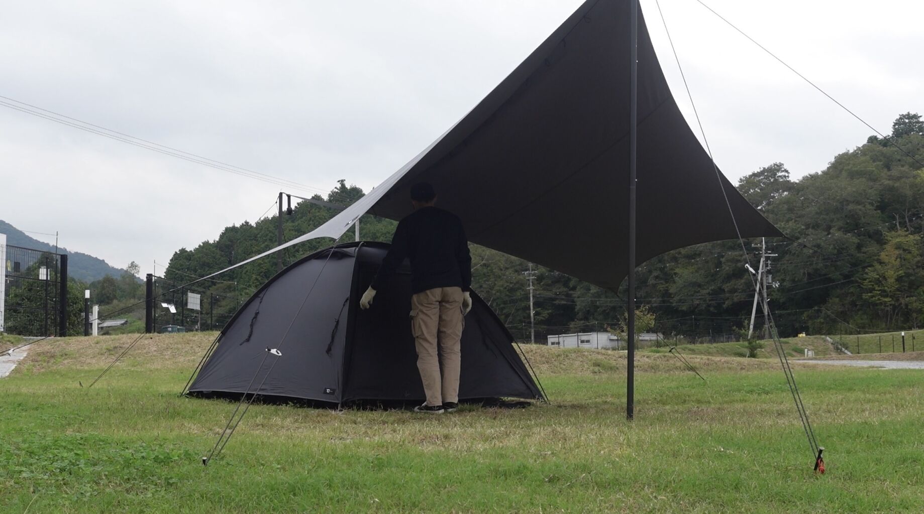 雨のソロキャンプ 前編 : Biwako Camp