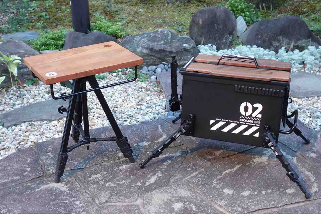 入手困難！Storage Dog（ストレージドッグ）収納ケース兼テーブル ミネタリーストレージボックス STORAGE DOG : Biwako Camp