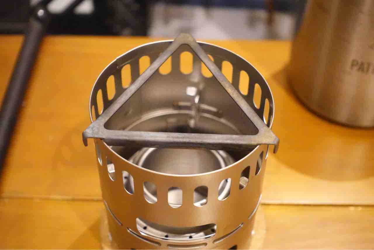 EVERNEW TiアルコールストーブスタンドDXセットで自動炊飯 : Biwako Camp