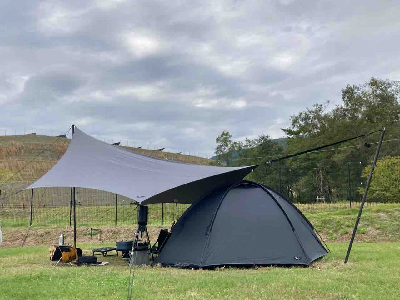 雨のソロキャンプ 前編 : Biwako Camp