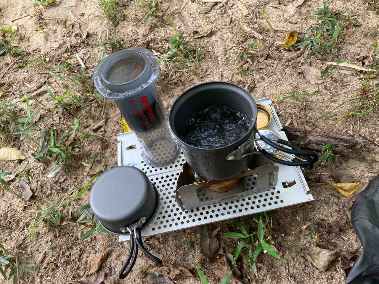 焚き火で使えるステンレスボトル Biwako Camp