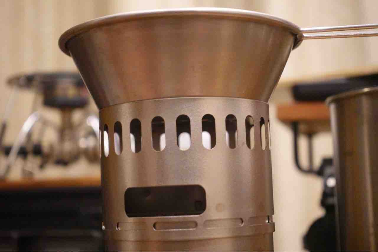 EVERNEW TiアルコールストーブスタンドDXセットで自動炊飯