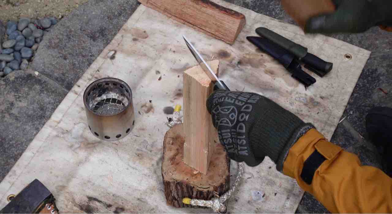 まさに ミニ こん棒 バトニング棒w Biwako Camp まさに ミニ こん棒 バトニング棒w Biwako Camp