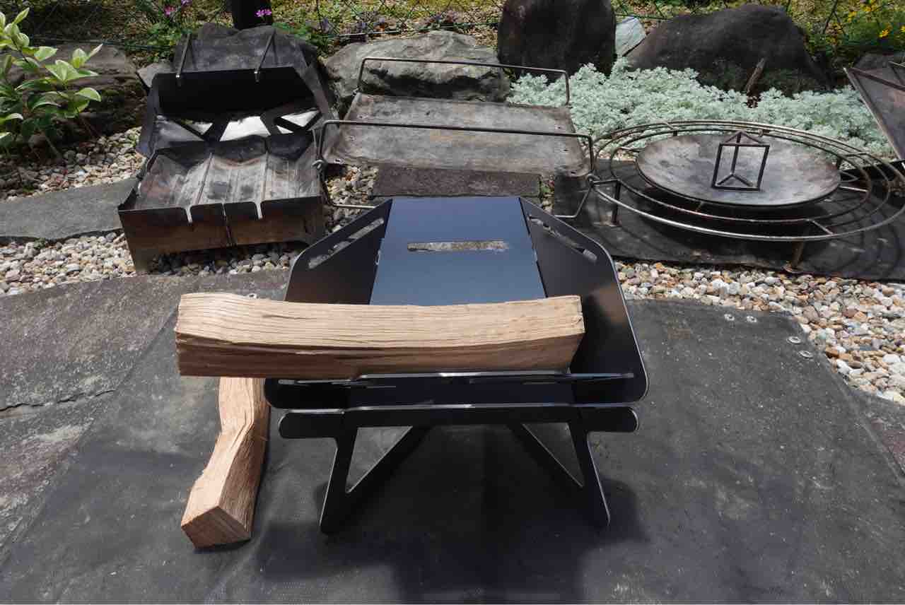 久々に焚き火台、風の谷の焚火台RO : Biwako Camp