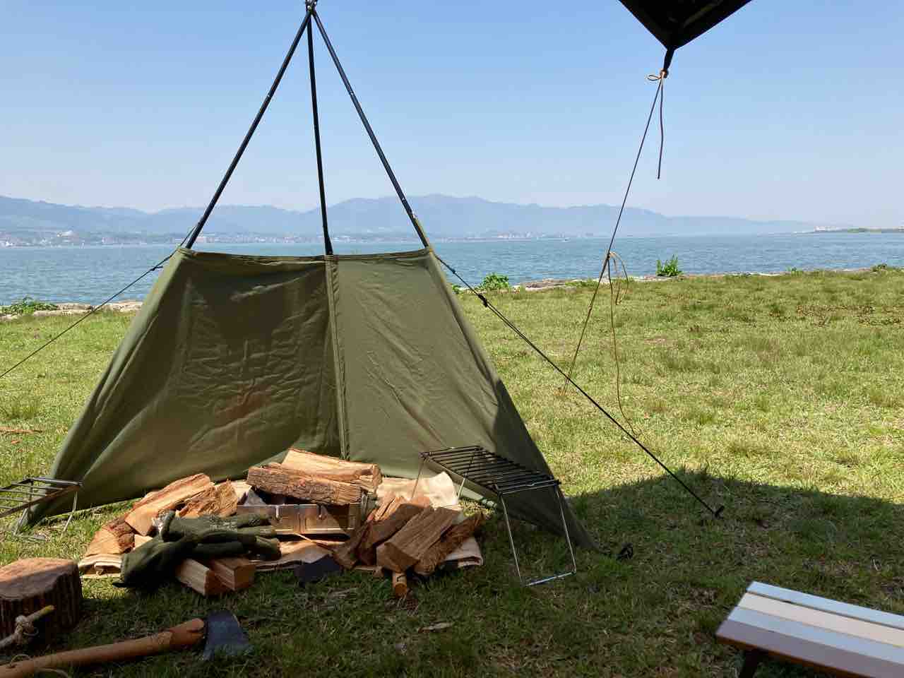 タキビノムコウを使ってみて : Biwako Camp タキビノムコウを使ってみて : Biwako Camp