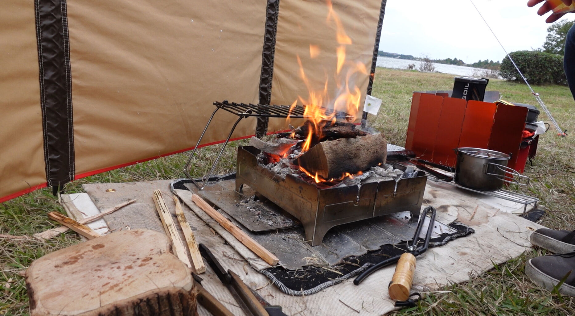 陣幕ミニを使ってみて！ : Biwako Camp