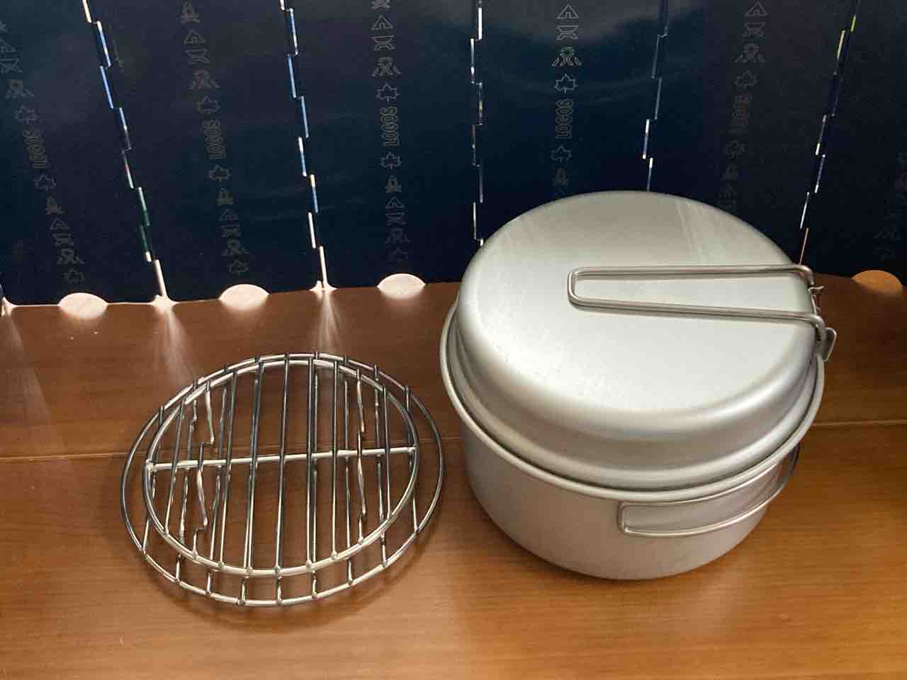 アルミパーソナルクッカーで水蒸気炊飯！ : Biwako Camp