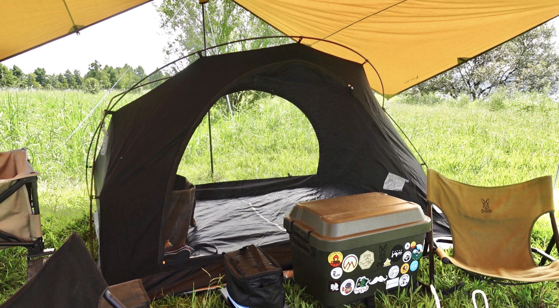 DODフカヅメカンガルーテントSを使ってみて! : Biwako Camp DODフカヅメカンガルーテントSを使ってみて! : Biwako Camp