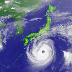 台風、速さは自転車並み!?