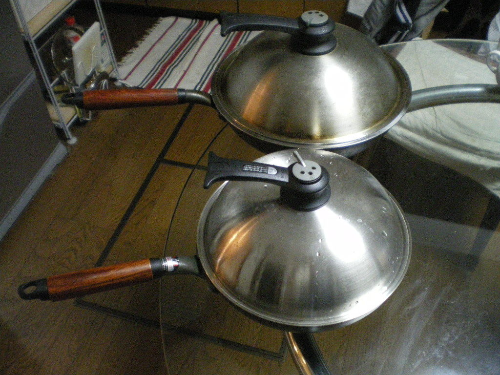 ウーウェンパンを買い換えました 奥さ ん ご飯ができましたよ