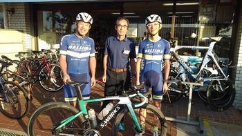 ツールドおきなわの翌日には必ず顔をだしてくれる