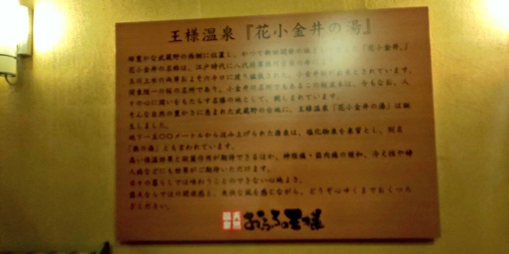 月末サウナにおふろの王様 花小金井店 女サウナーのととのい備忘録