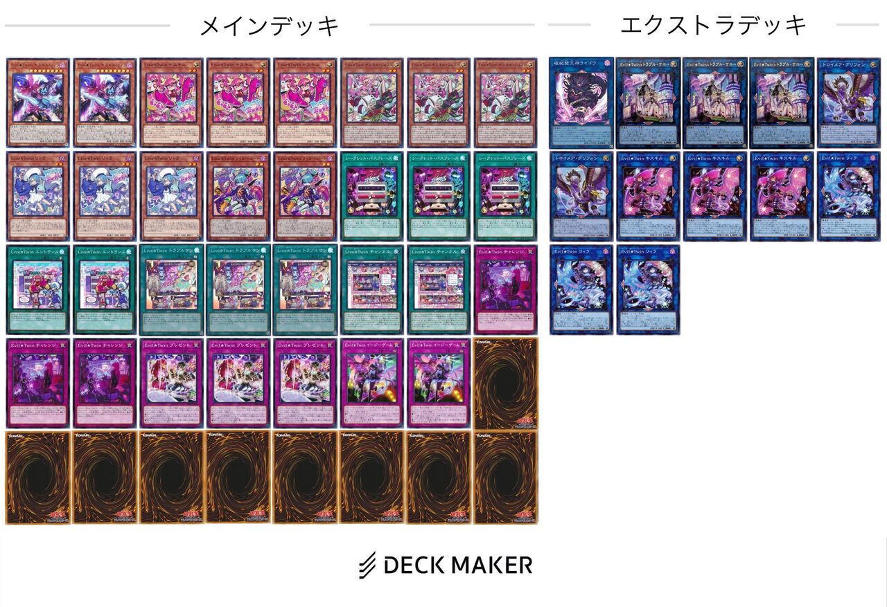 遊戯王初心者向けデッキ紹介記事⑮：イビルツイン : 漆黒猫の