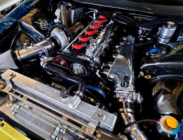 MARK2 2JZ 3.2L 完成 : Blackline Drag Racing