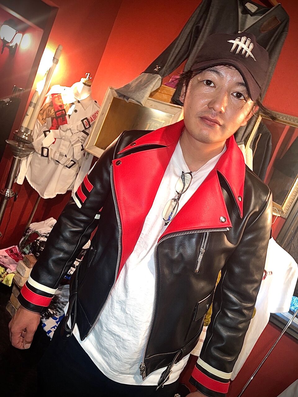 リメイク グランジ y2k パンク archive 裏原系 一点物キャップ 【公式