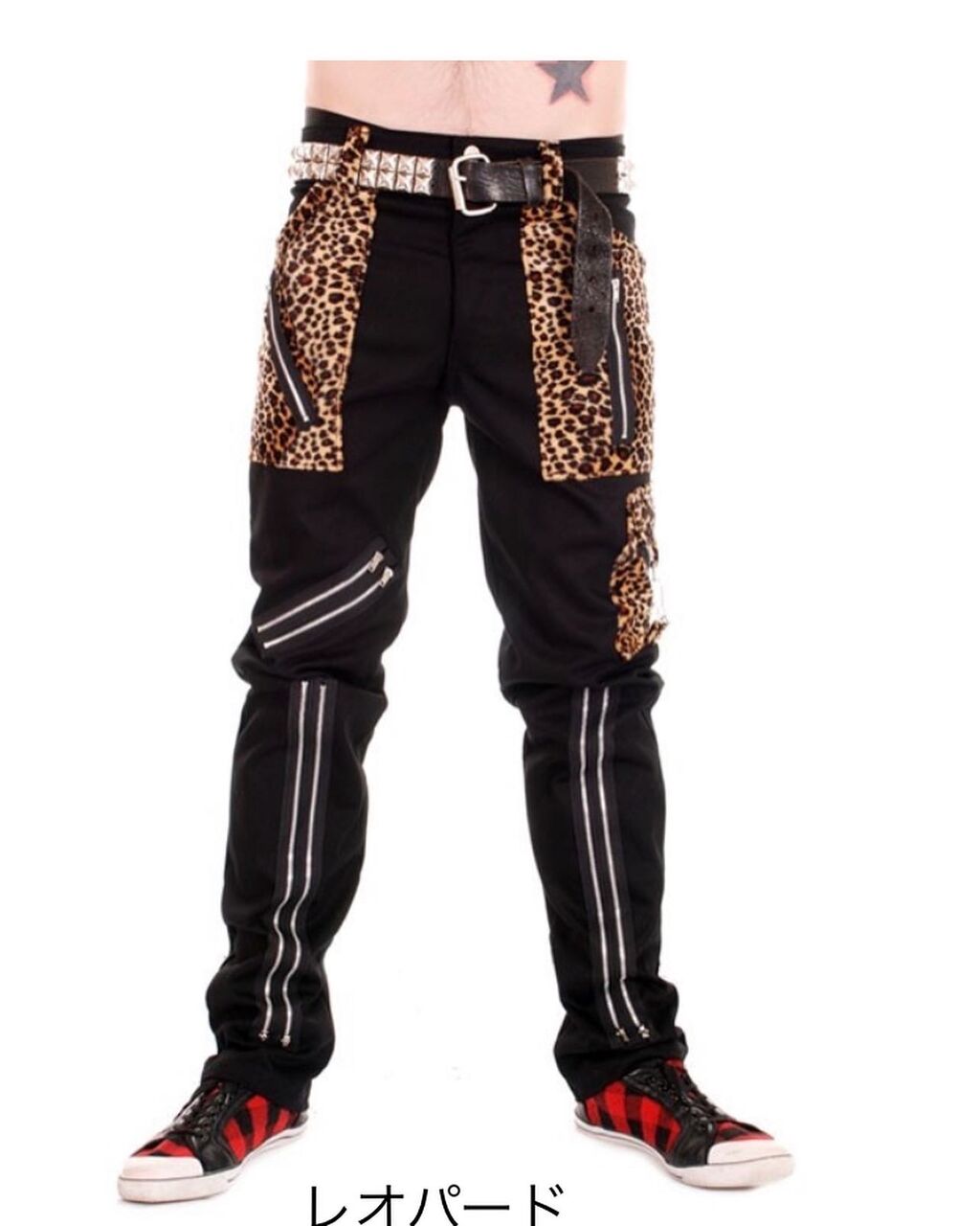【新品未使用】Tiger of London ￼コットンジップパンツ34 Tiger of London ZIP Trousers Black タイガーオブロンドンZIP
