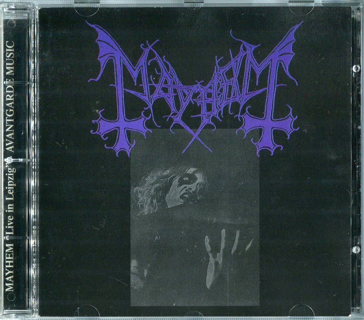BLACK DEATH METAL MANIACS MAYHEM LIVE IN LEIPZIG 1ST PRESS NO 