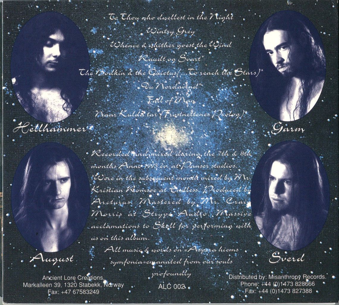 ARCTURUS/ASPERA HIEMS SYMFONIA(DIGIPACK) : BLACK & DEATH METAL MANIACS