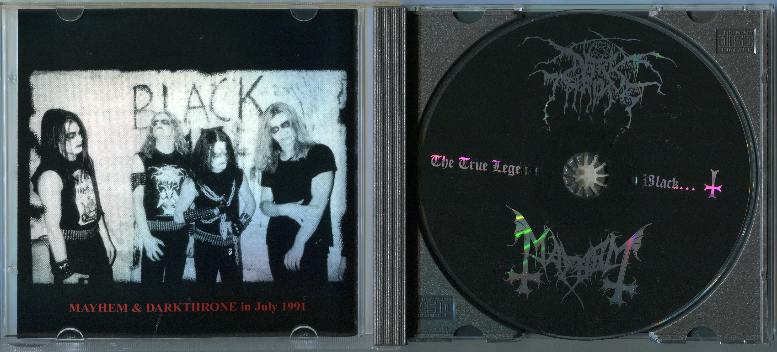 MAYHEM-DARKTHRONE / THE TRUE LEGENDS IN BLACK : BLACK MAYHEM-DARKTHRONE / THE TRUE LEGENDS IN BLACK : BLACK