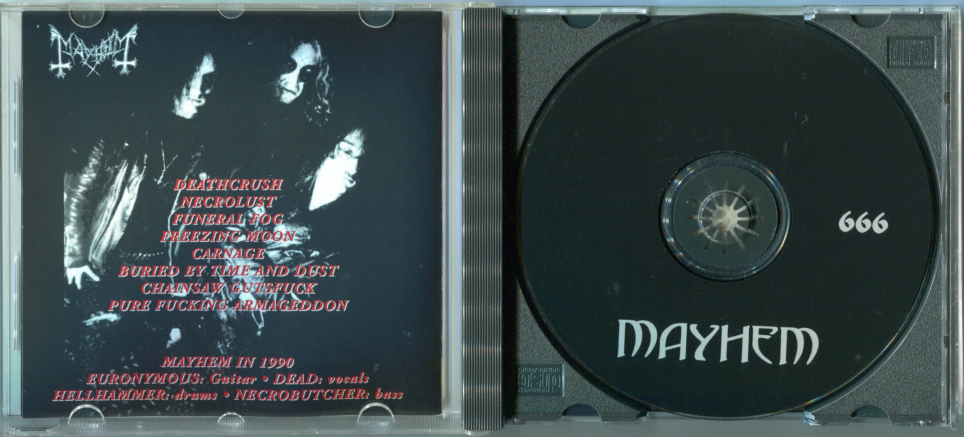 BLACK & DEATH METAL MANIACS MAYHEM/DAWN OF THE BLACK HEARTS(1ST PRESS/8 SONGS) BLACK & DEATH METAL MANIACS MAYHEM/DAWN OF THE BLACK HEARTS(1ST PRESS/8 SONGS)