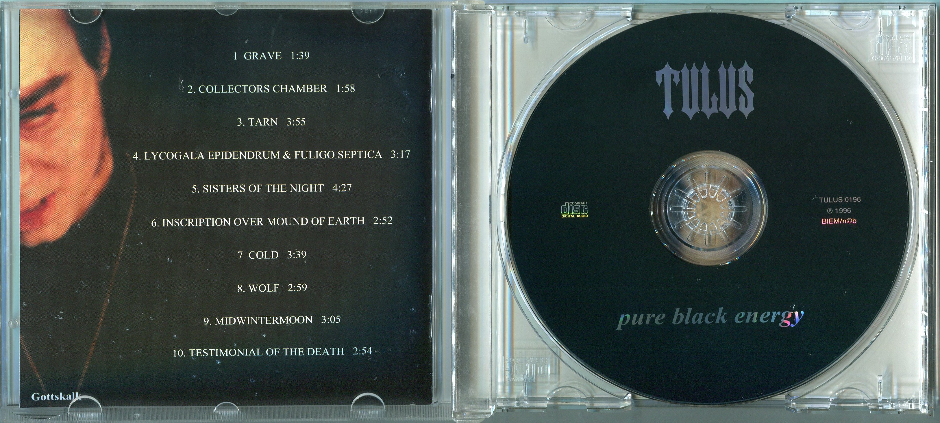 TULUS/PURE BLACK ENERGY(1ST PRESS/MISSPRINT) : BLACK & DEATH METAL 