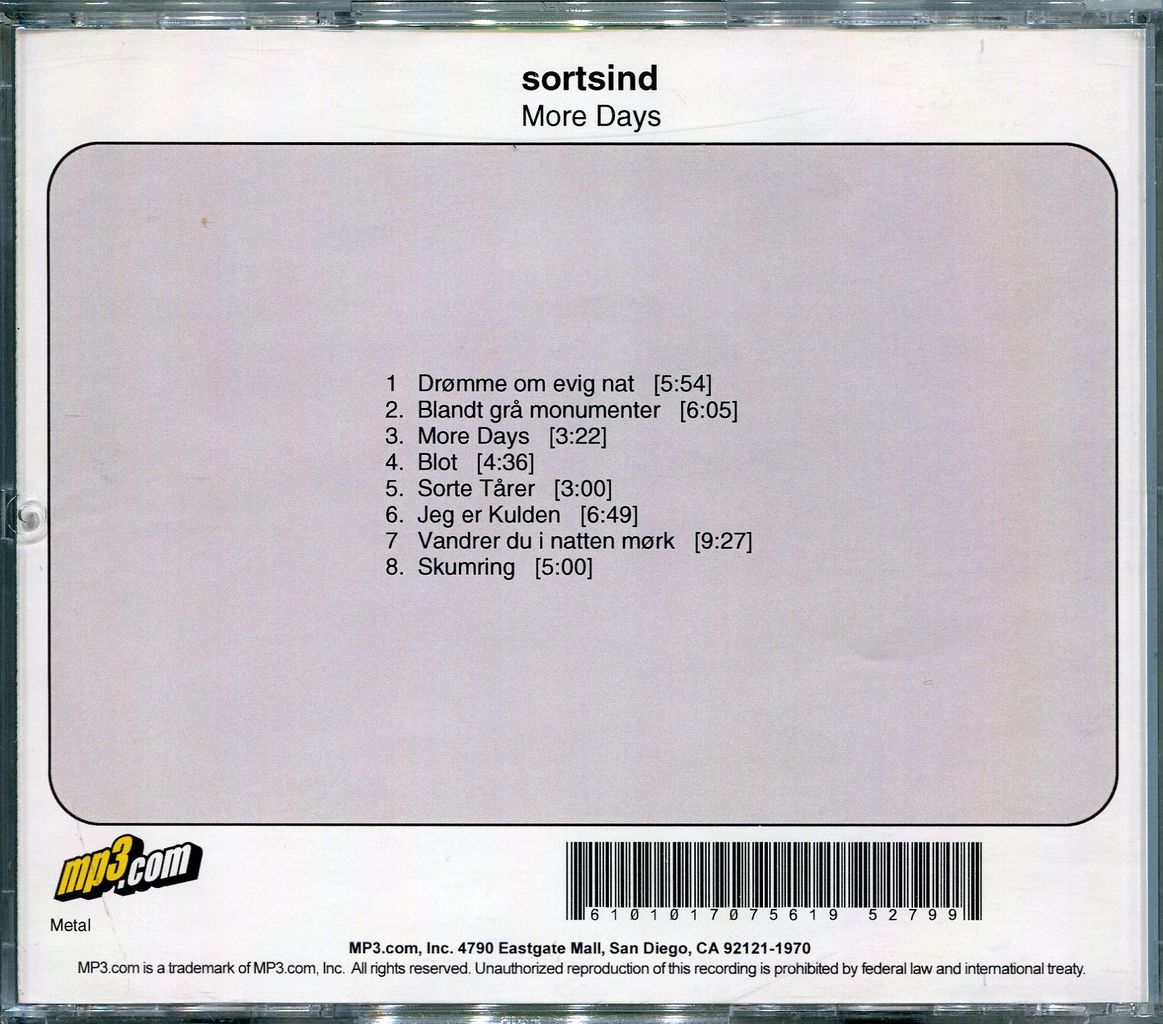 Sortsind / Sar CD ブラックメタル BlackMetal ブラックメタルSortsind