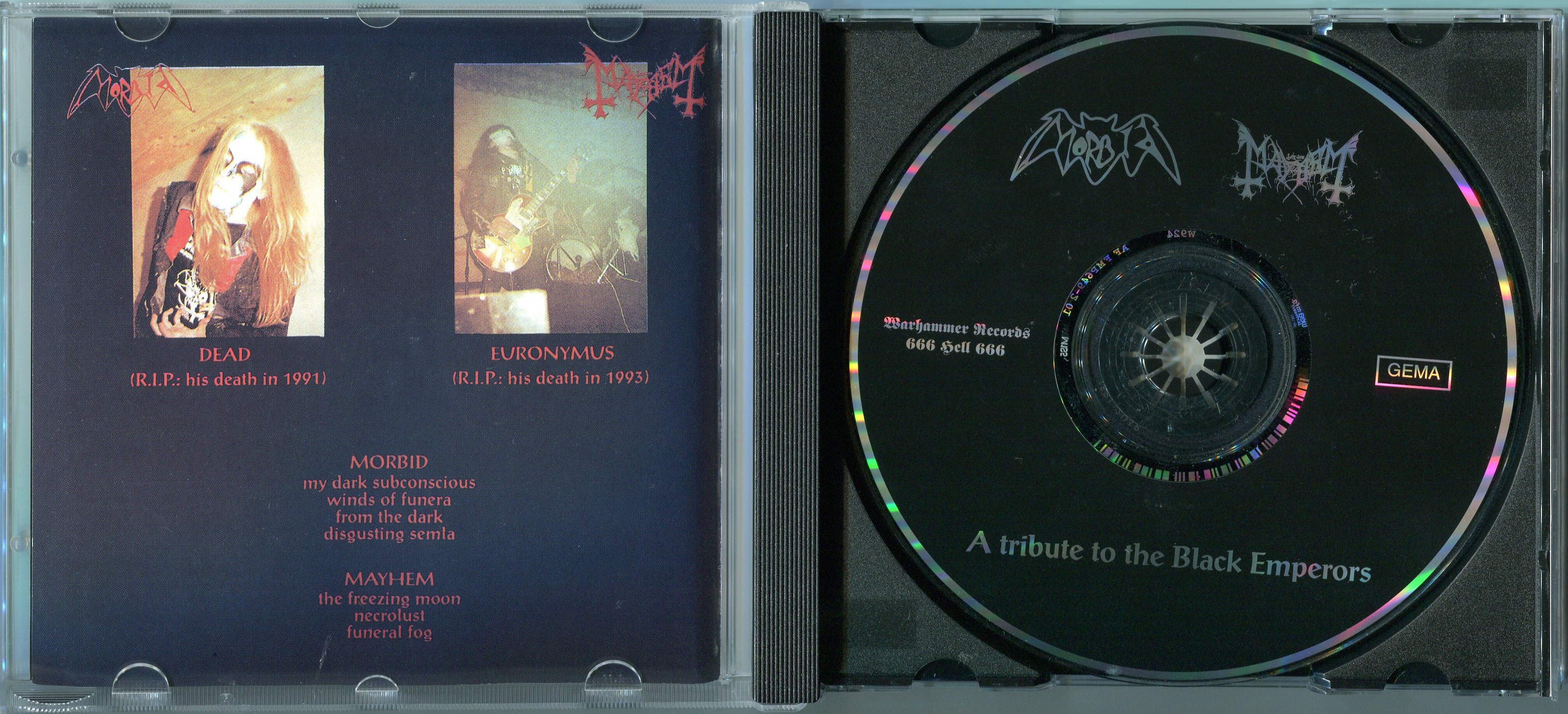 MAYHEM/A TRIBUTE TO THE BLACK EMPERORS(BLACK LABEL) : BLACK 