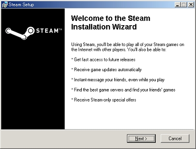 Steam Clientの警告メッセージを消す方法 Windows 2000 Blog