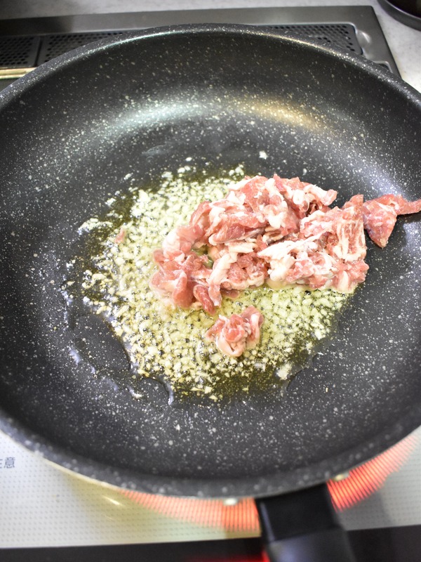レタスたっぷりオイルパスタ (5)