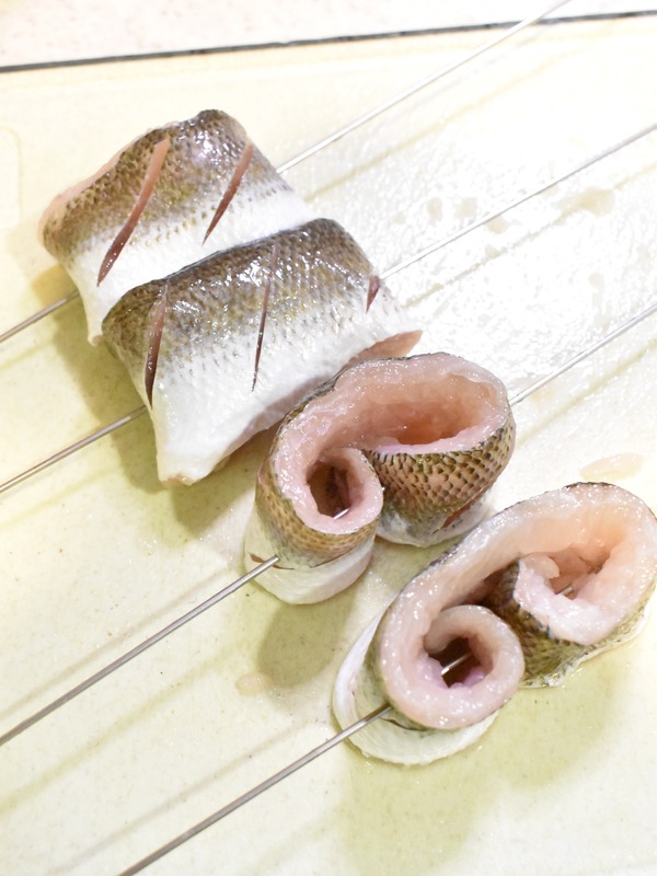 カマスの串焼き (5)