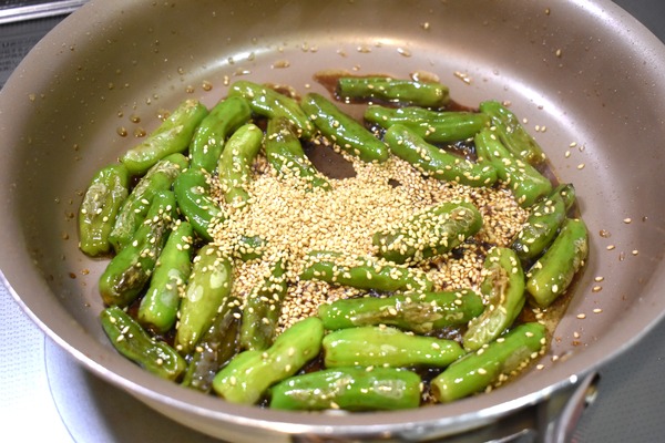 しし唐ごままみれ (5)