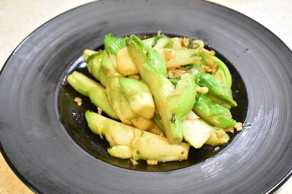 祝蕾のにんにく炒め (8)