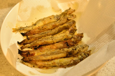 ししゃものカレー揚げ (6)