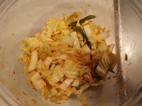白菜の辛味和え (4)