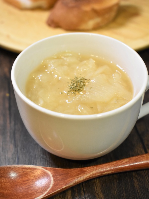 新玉ねぎのスープ (2)