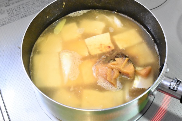 焼き豆腐の味噌煮 (7)