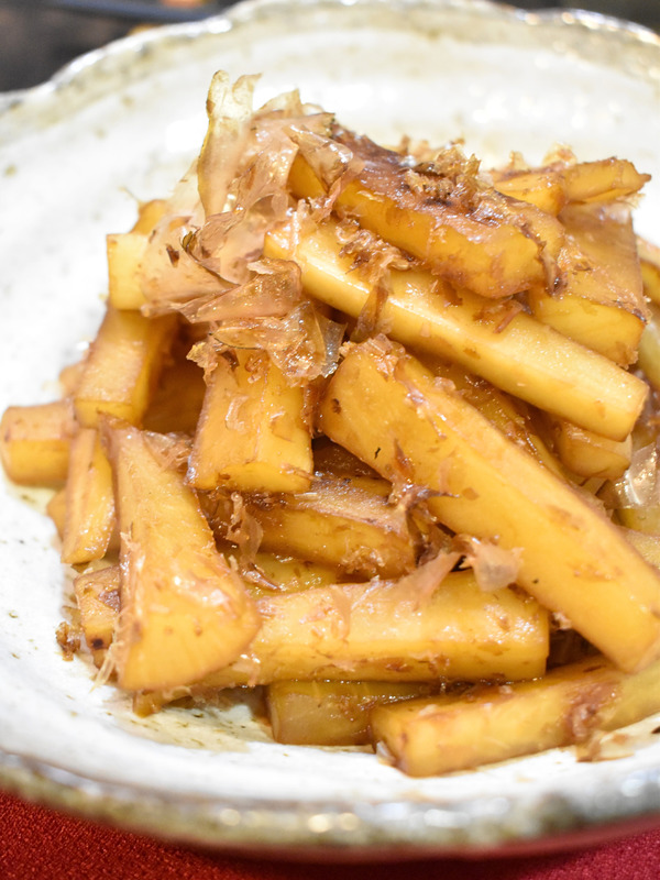 大根のおかか炒め (1)