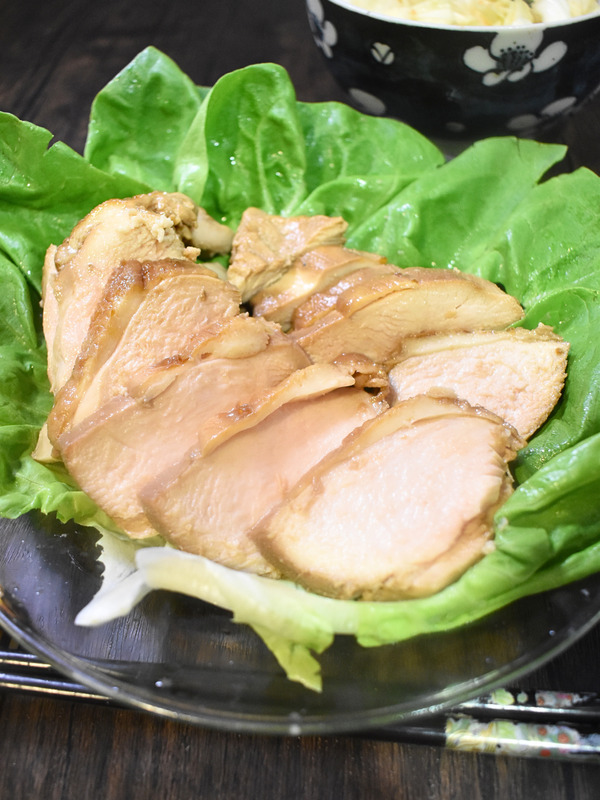 鶏むね肉のしょうが醤油漬け (2)