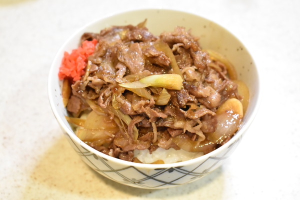にんにく牛丼 (9)