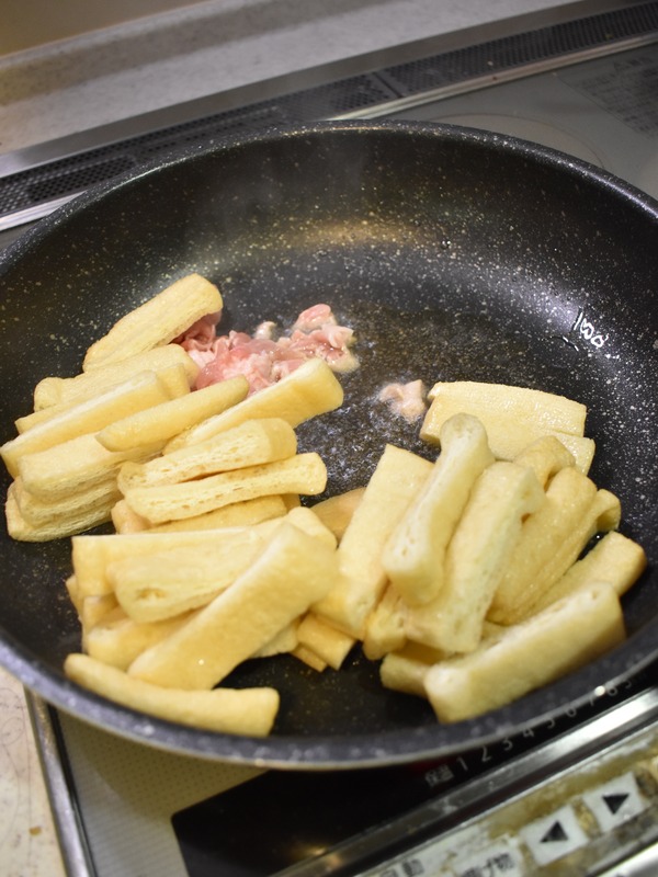 白菜と油揚げの中華炒め (3)