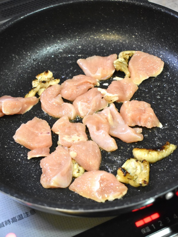 鶏むね肉とピーマンのカレー炒め (5)